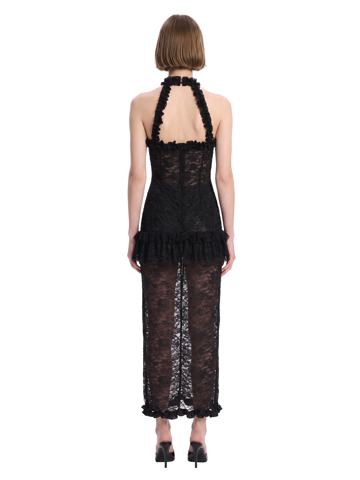Abito Chantilly in nero 