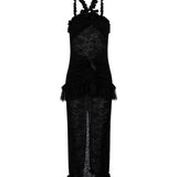 Abito Chantilly in nero 
