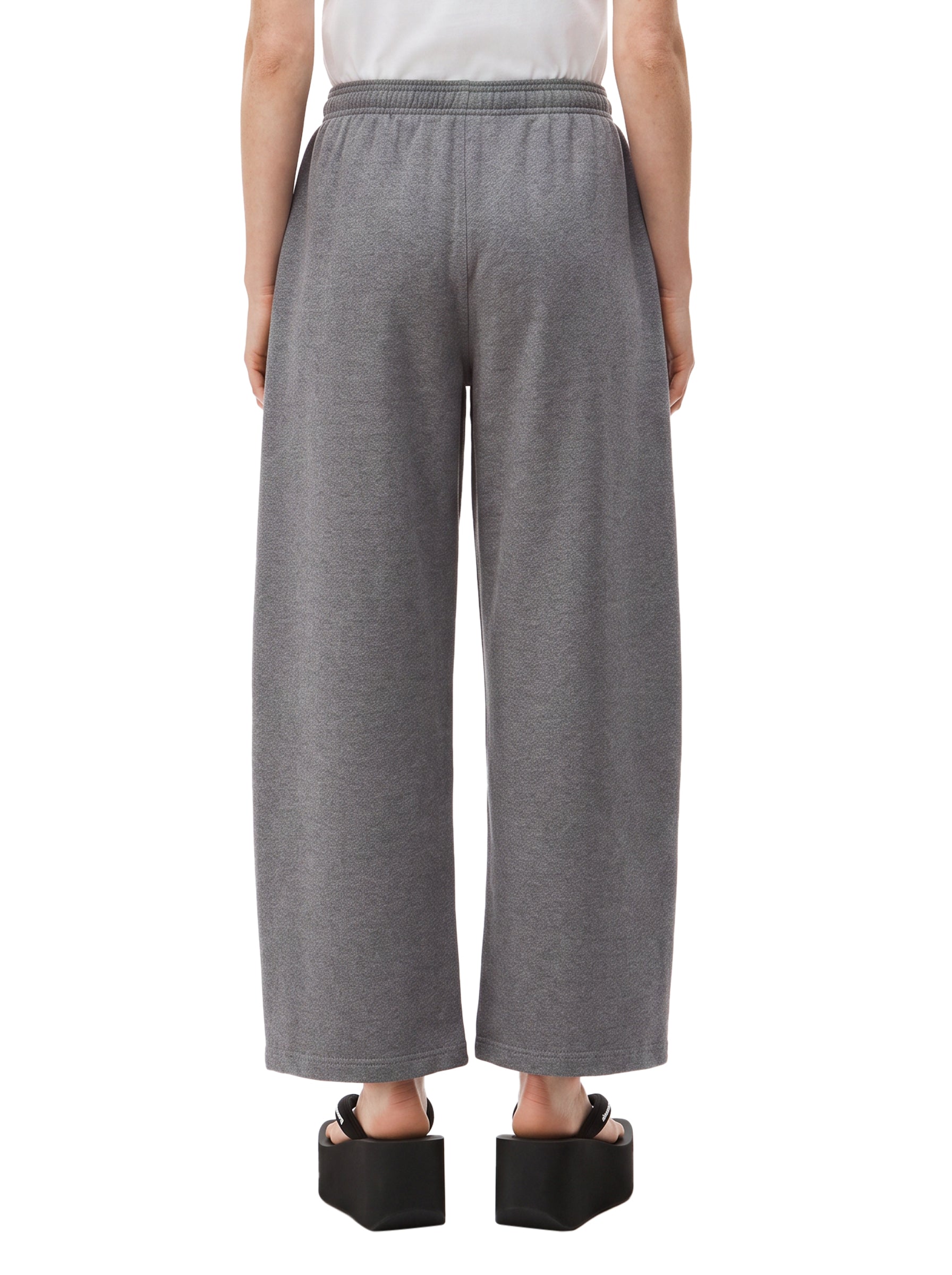 Pantaloni tuta a vita media in grigio 