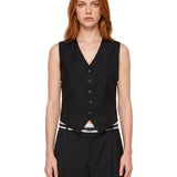 Gilet sartoriale in nero 