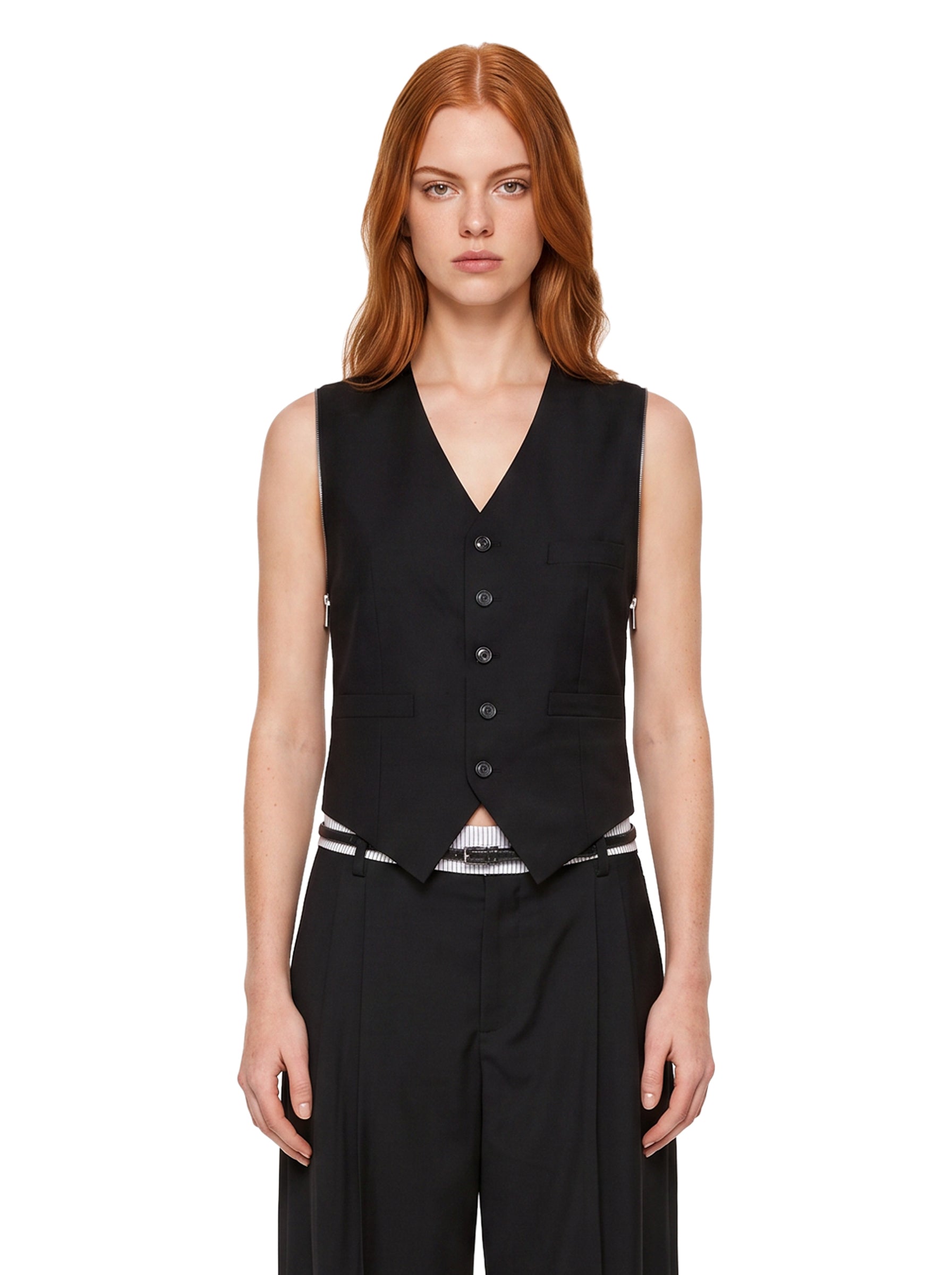 Gilet sartoriale in nero 