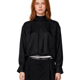 Camicia reverse in nero 