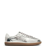 Sneakers Tb.490 pelle metallizzata argento 