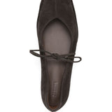 Ballerine Rosalind pelle in marrone 