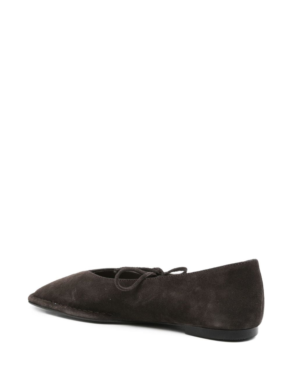 Ballerine Rosalind pelle in marrone 