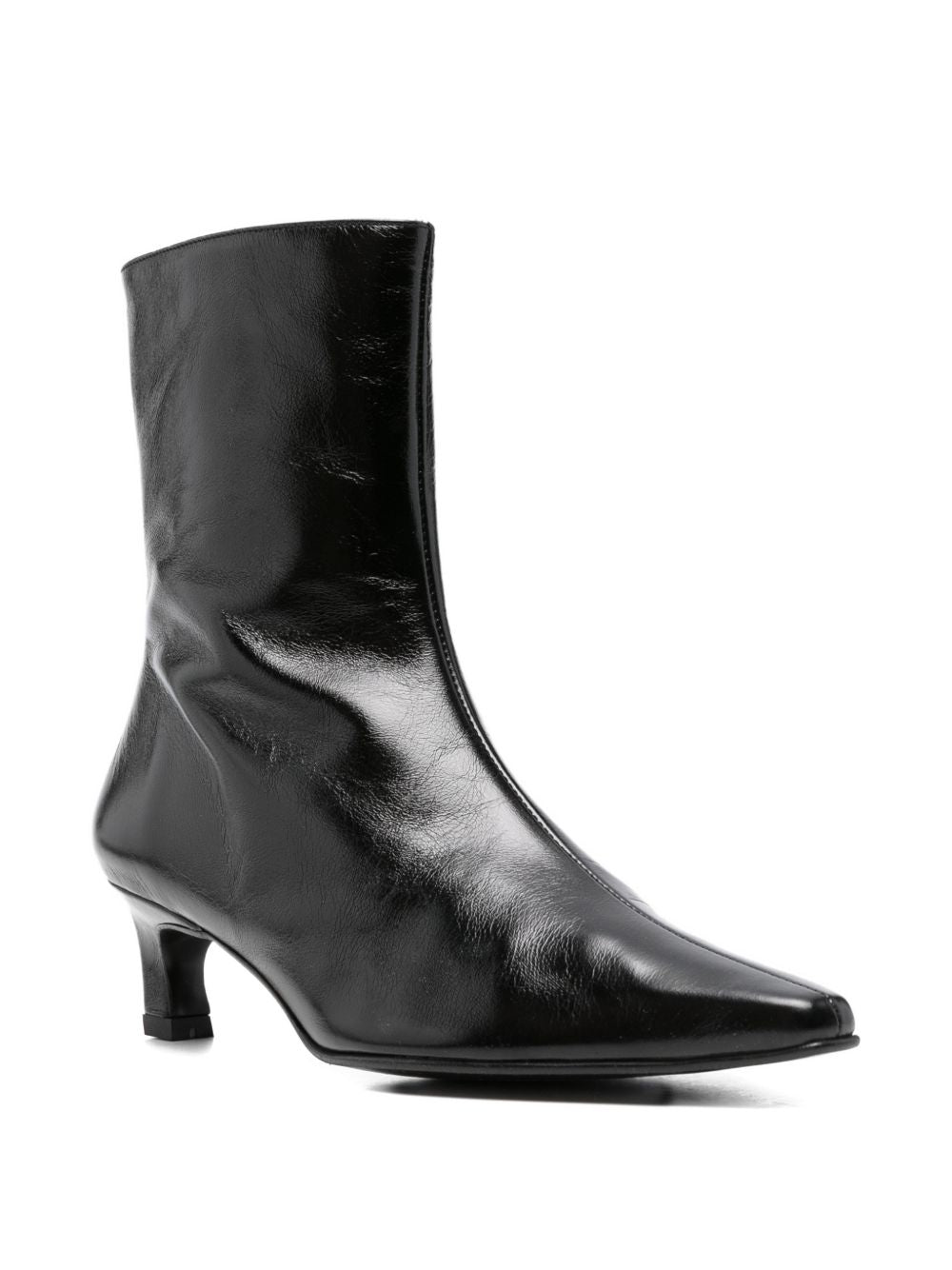 Stivaletti ambar pelle in nero 