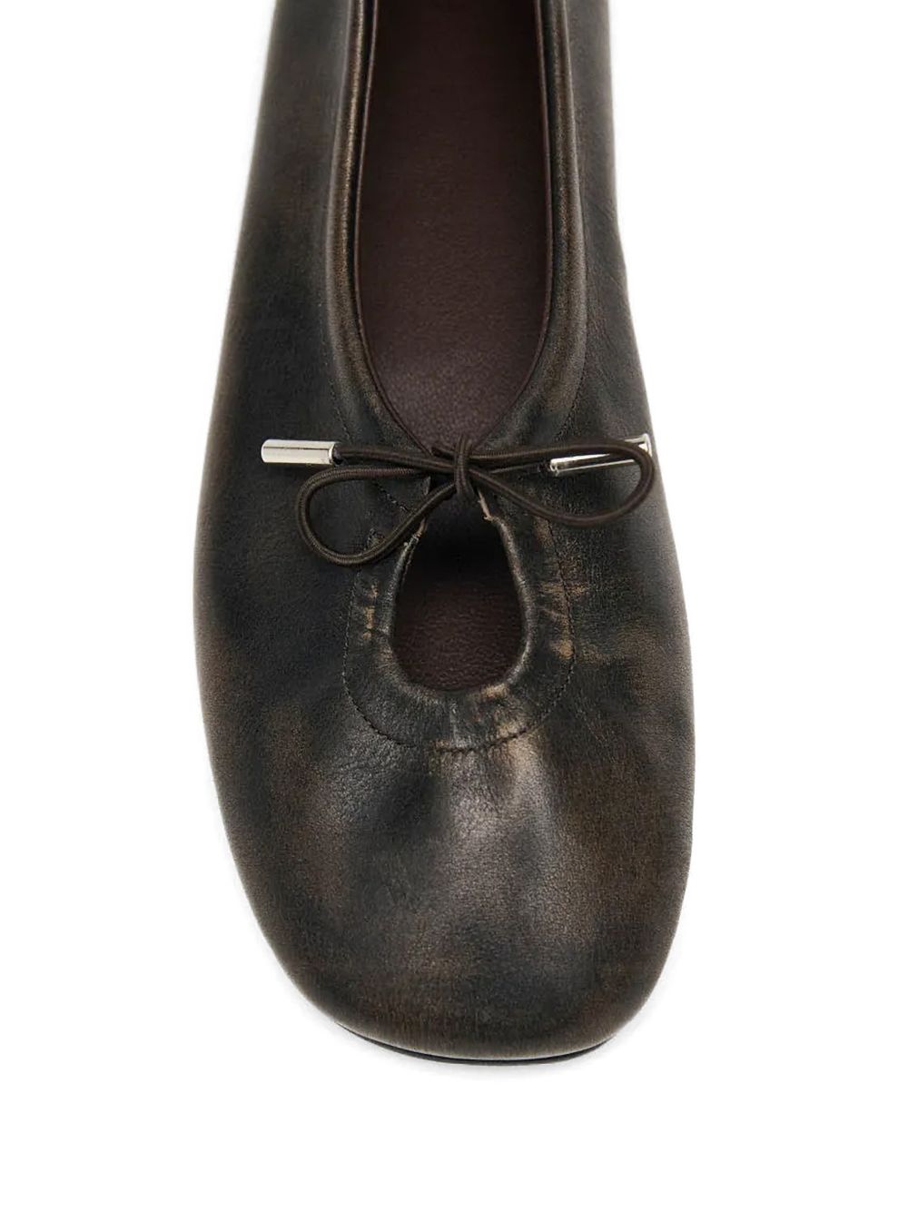 Ballerine Rosalind pelle in marrone 