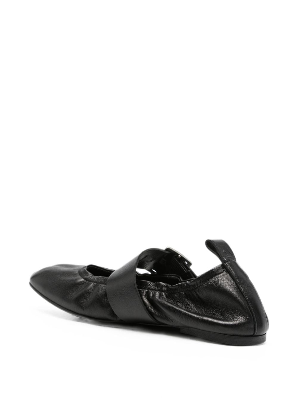 Ballerine Rosalind in pelle in nero 