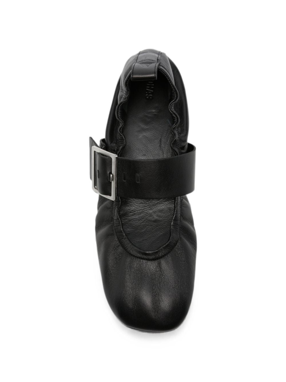 Ballerine Rosalind in pelle in nero 