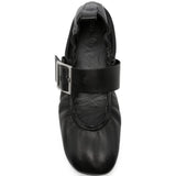 Ballerine Rosalind in pelle in nero 