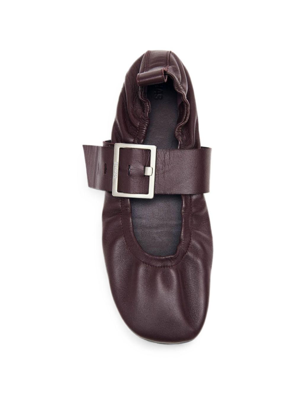 Ballerine in pelle Sarea in bordeaux 