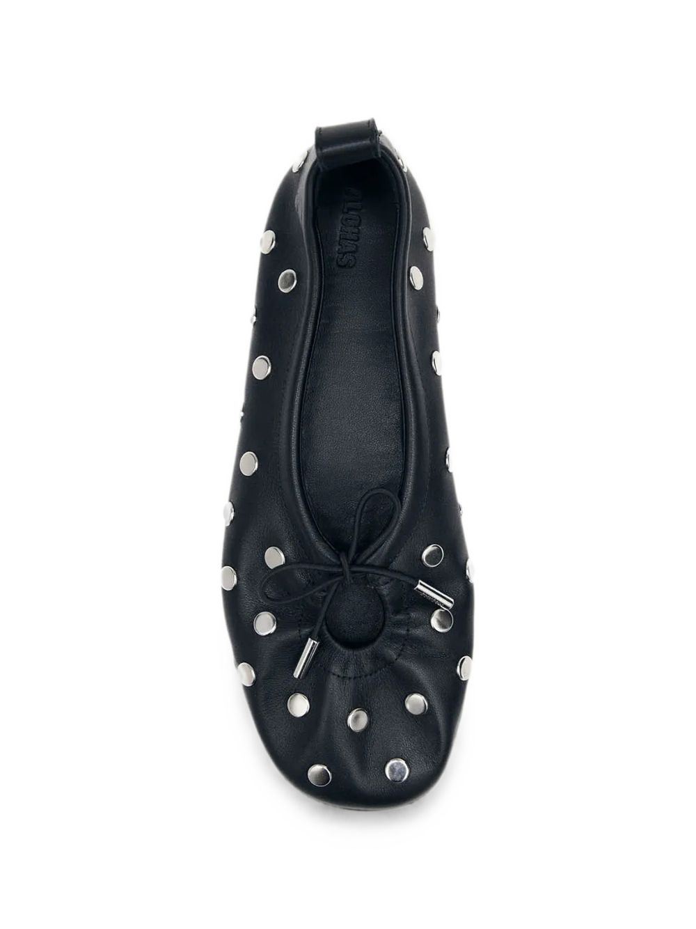 Ballerine con borchie Rosalind in nero 