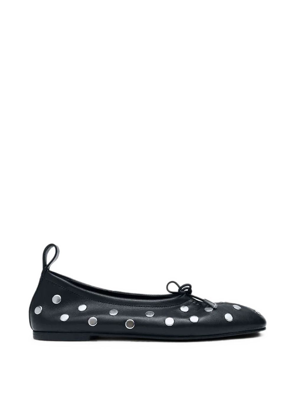 Ballerine con borchie Rosalind in nero 