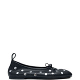 Ballerine con borchie Rosalind in nero 