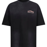 T-shirt in nero con stampa grafica 