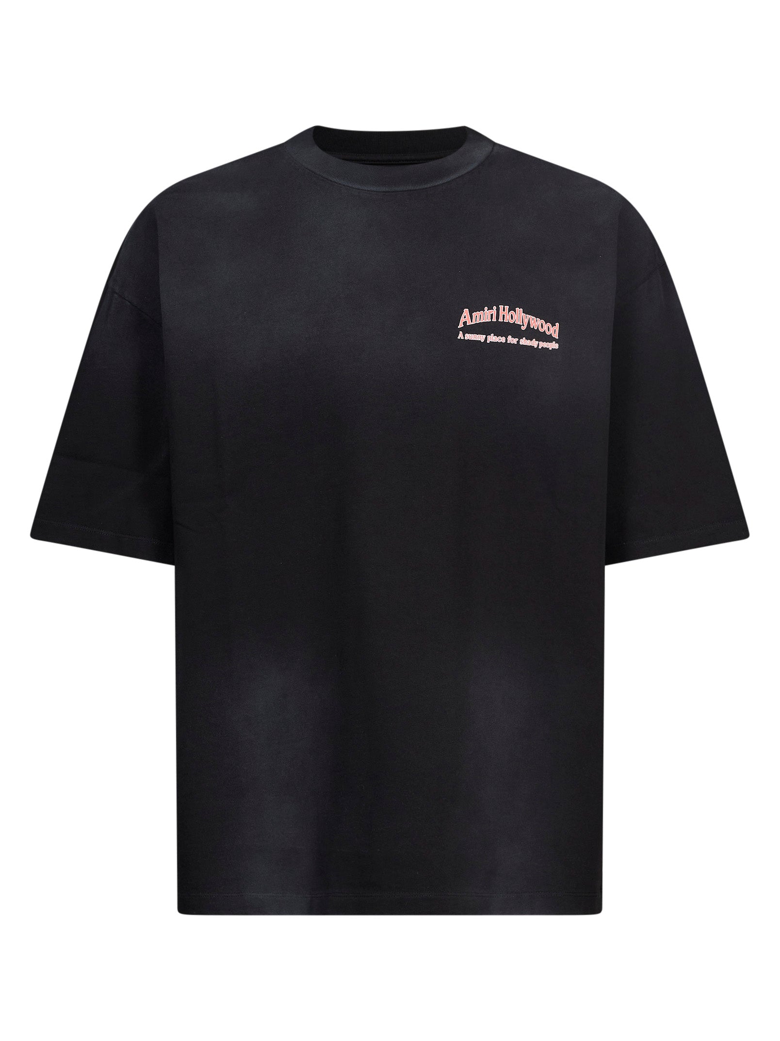 T-shirt in nero con stampa grafica 