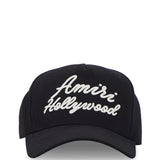 Cappello da baseball con logo in nero 