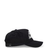 Cappello da baseball con logo in nero 