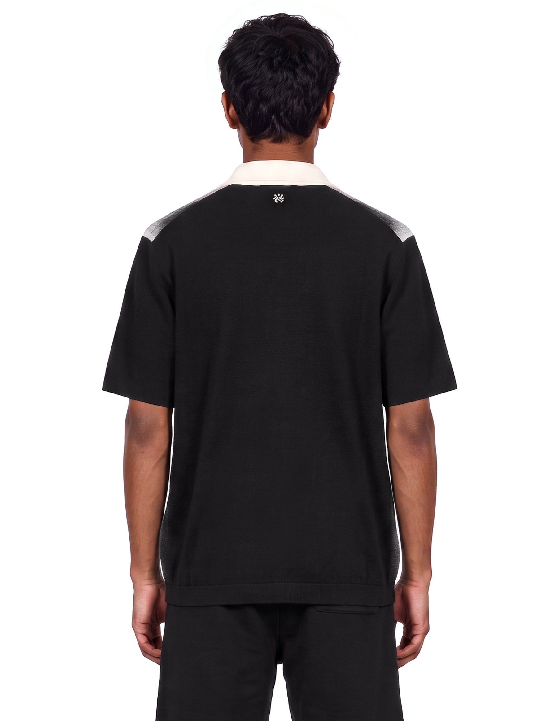 Camicia Lasso in maglia nero e bianco 