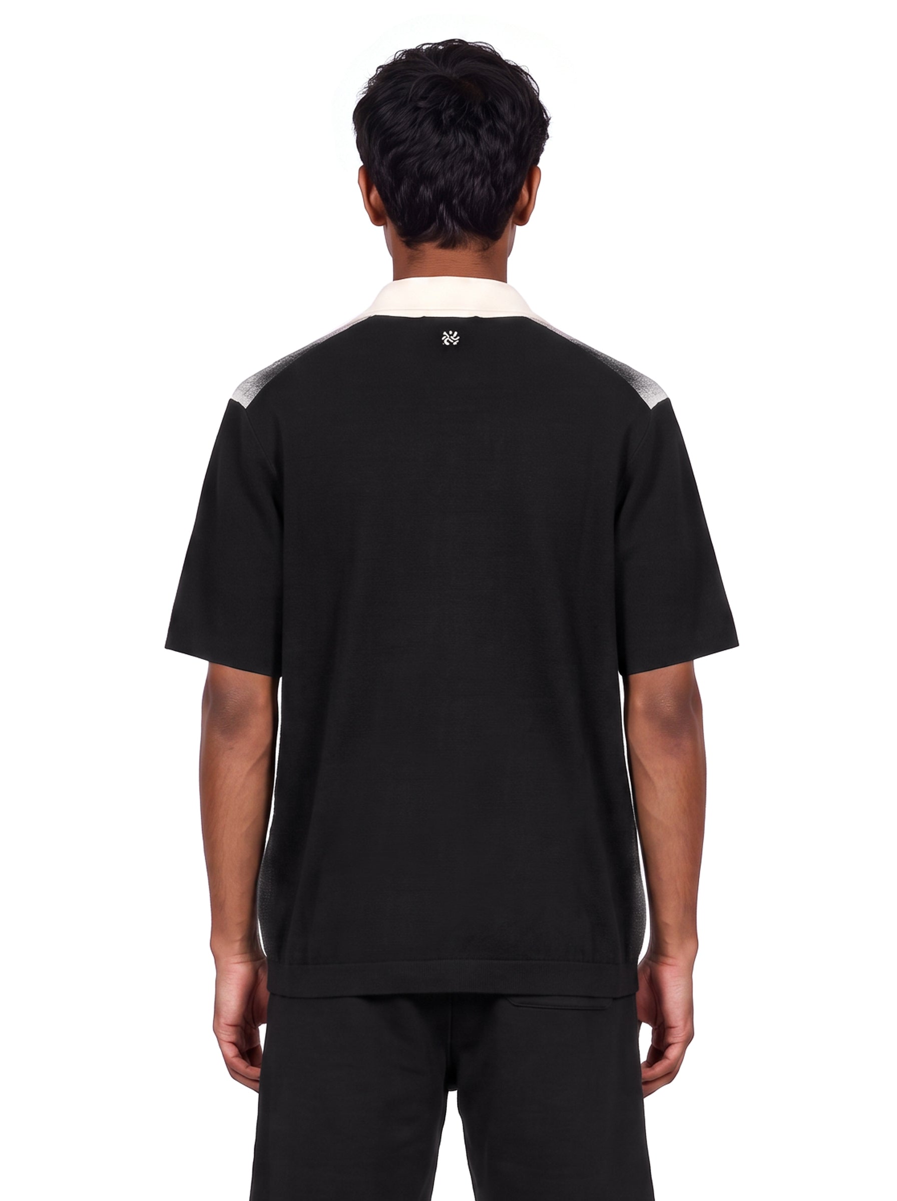 Camicia Lasso in maglia nero e bianco 