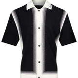 Camicia Lasso in maglia nero e bianco 