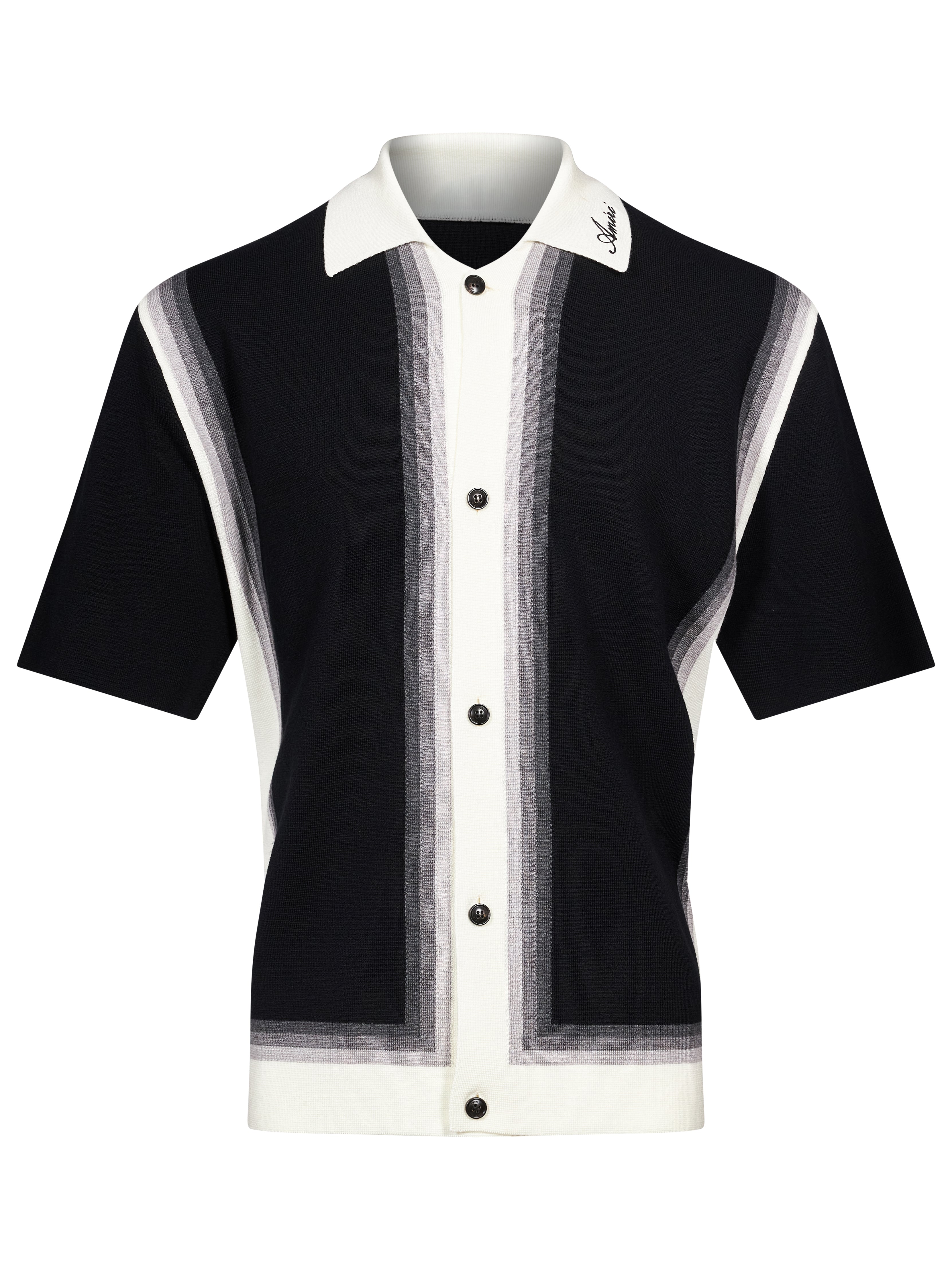 Camicia Lasso in maglia nero e bianco 