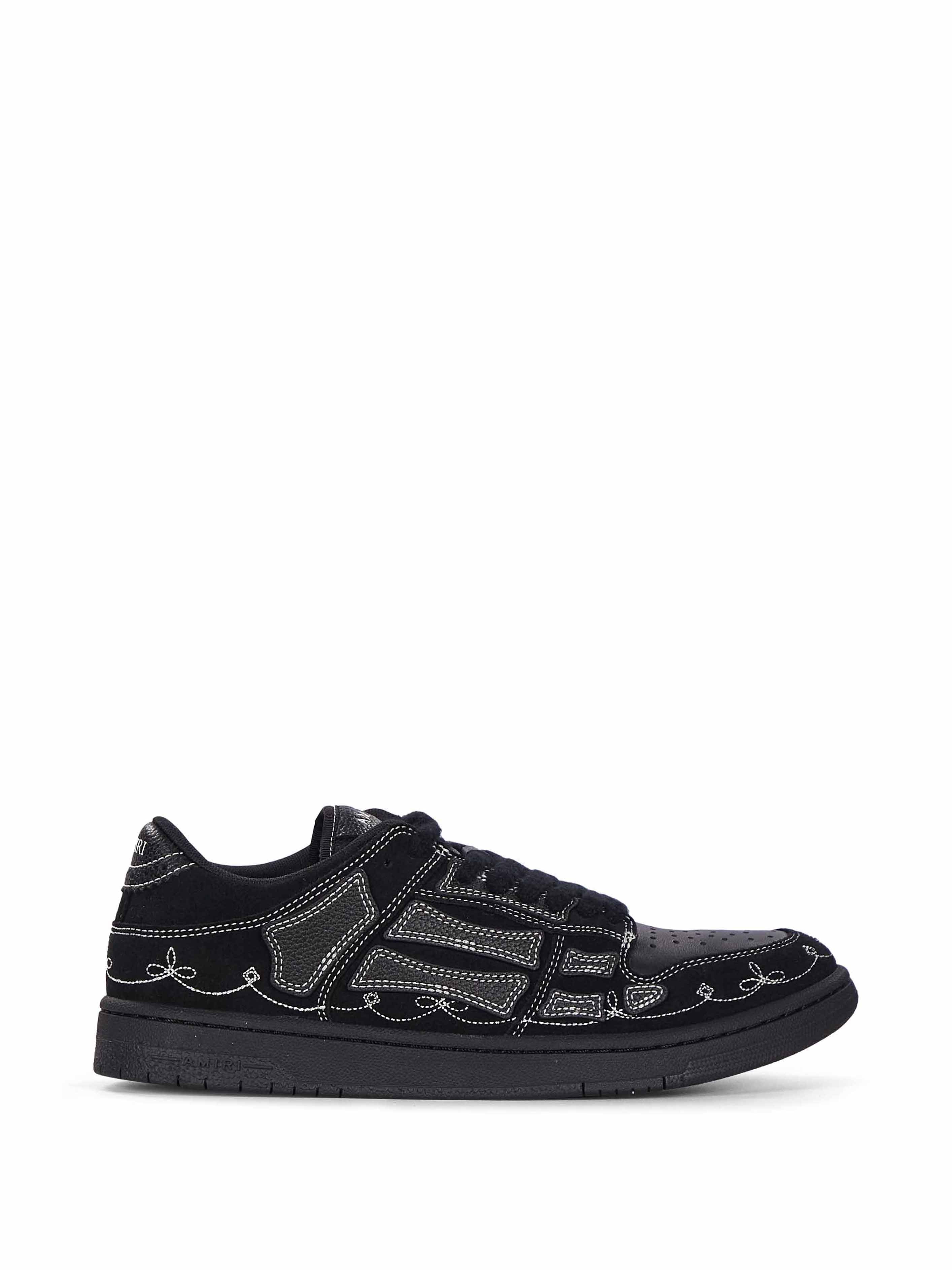 Sneakers basse western skel in nero 