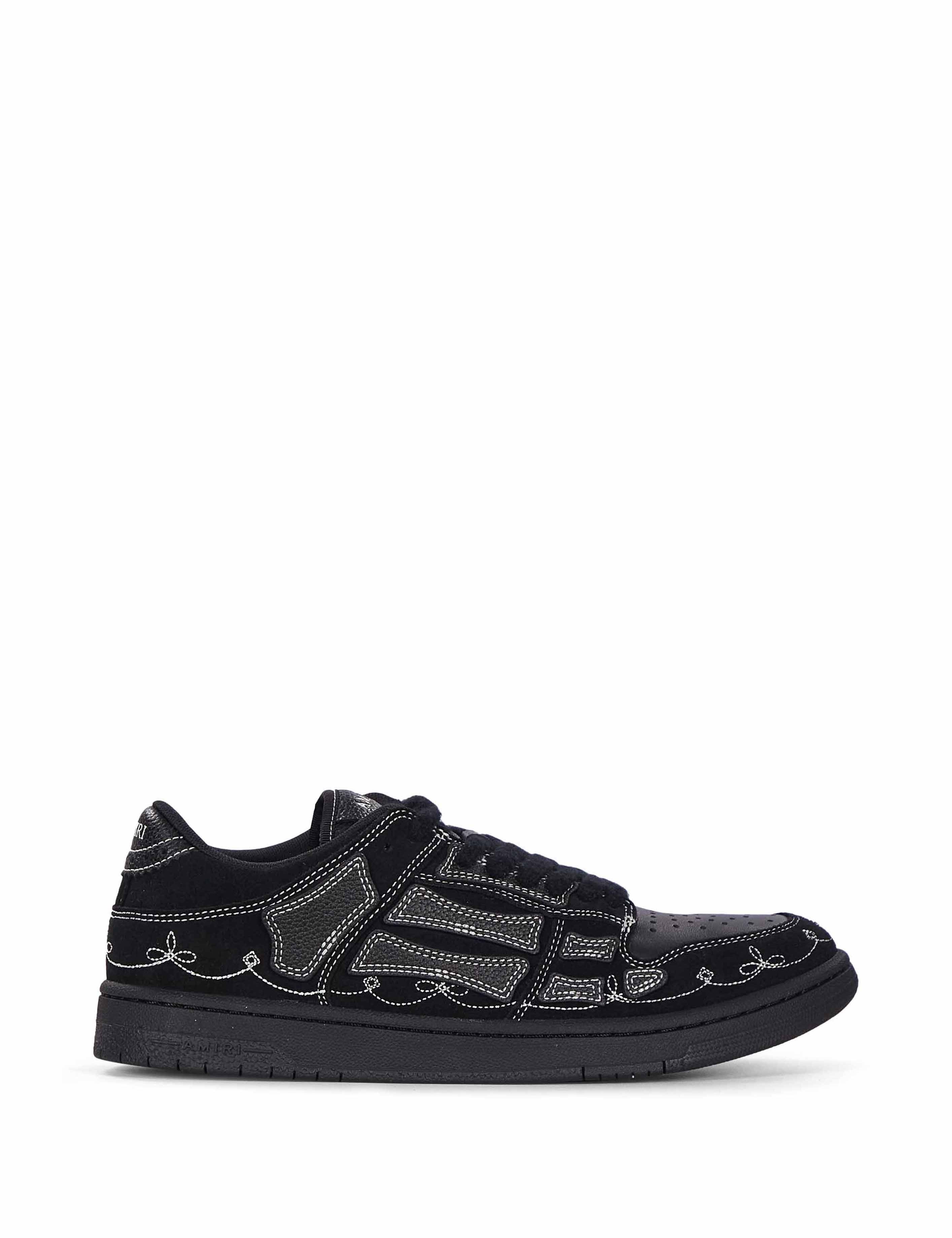 Sneakers Western Skel in nero 