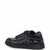 Sneakers basse western skel in nero 