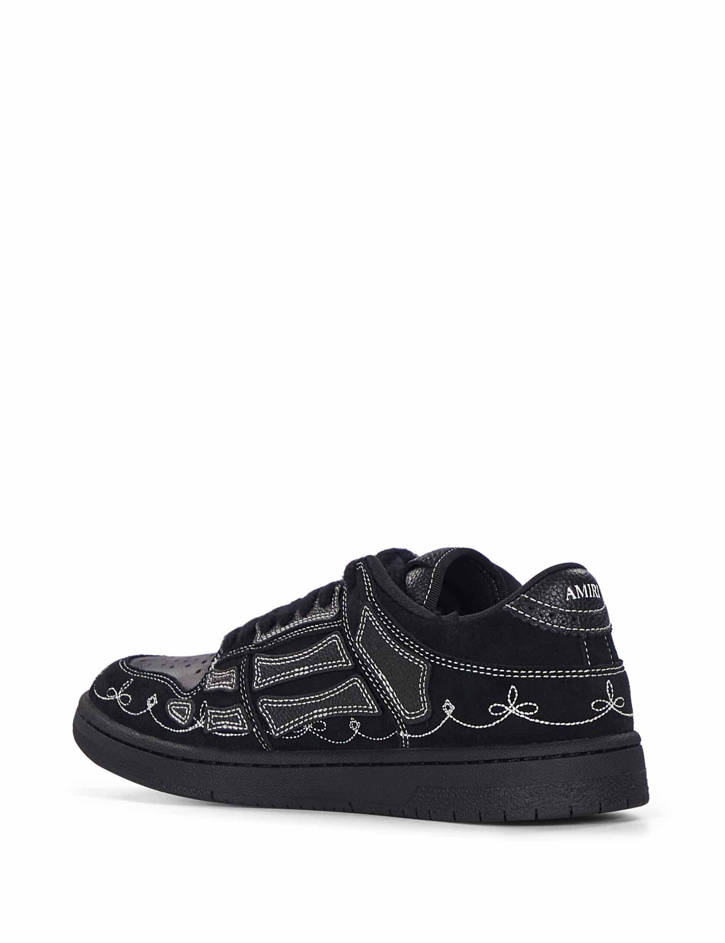 Sneakers Western Skel in nero 