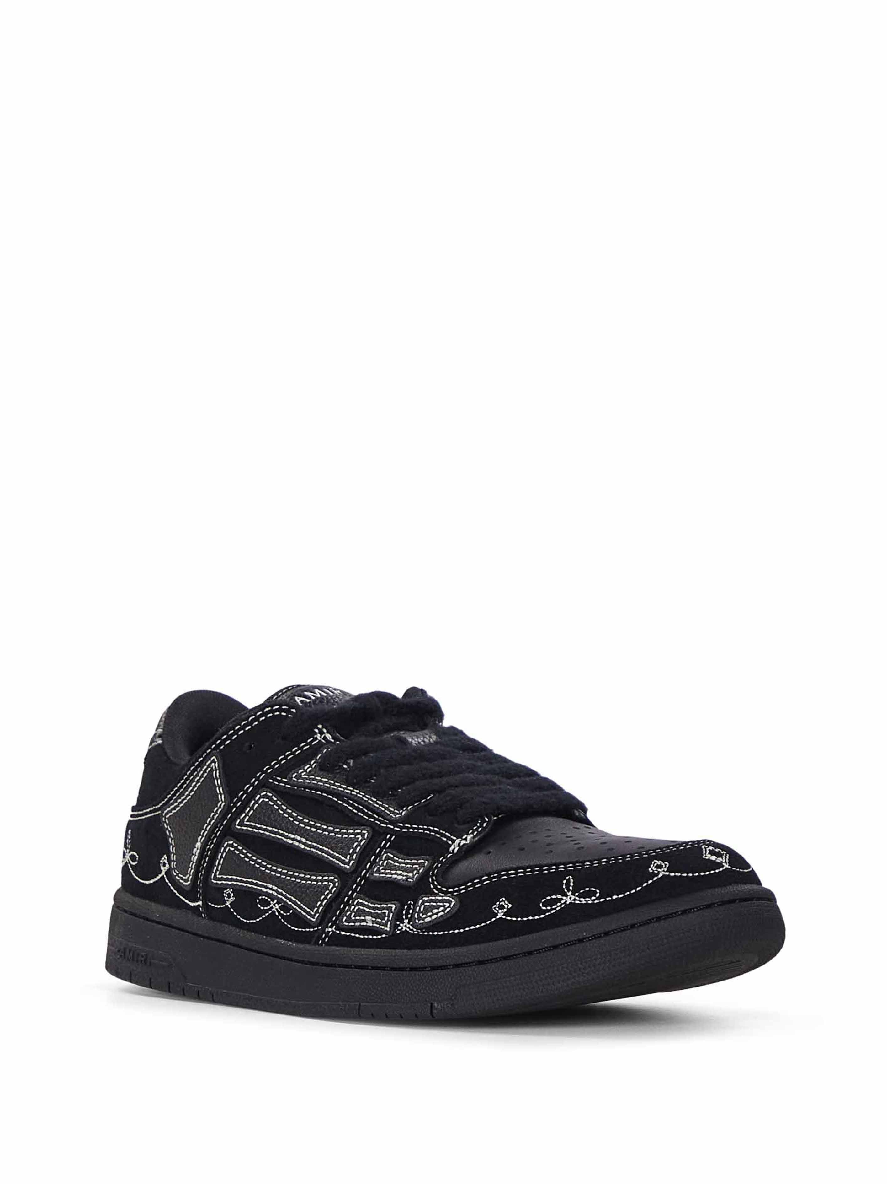 Sneakers Western Skel in nero 