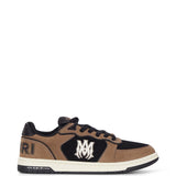 Sneakers con logo newport in beige e nero 