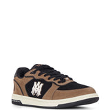 Sneakers con logo newport in beige e nero 