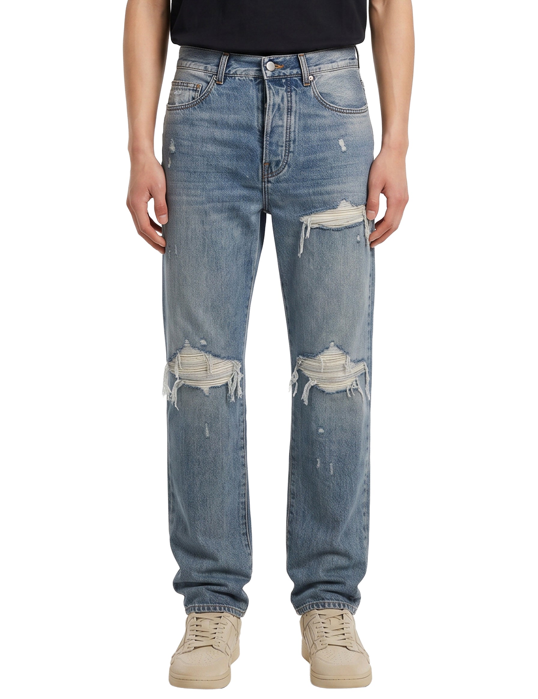 Jeans dritti MX1 in celeste 