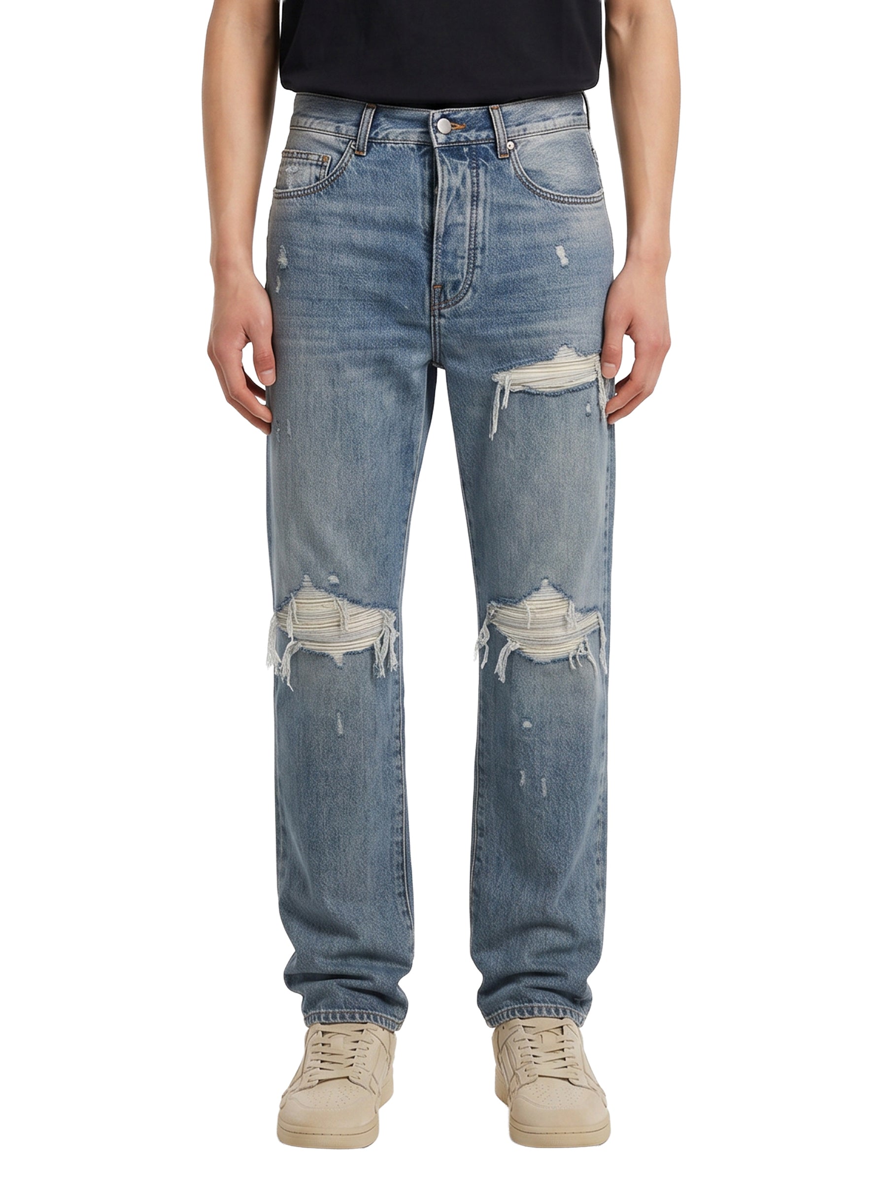 Jeans dritti MX1 in celeste 