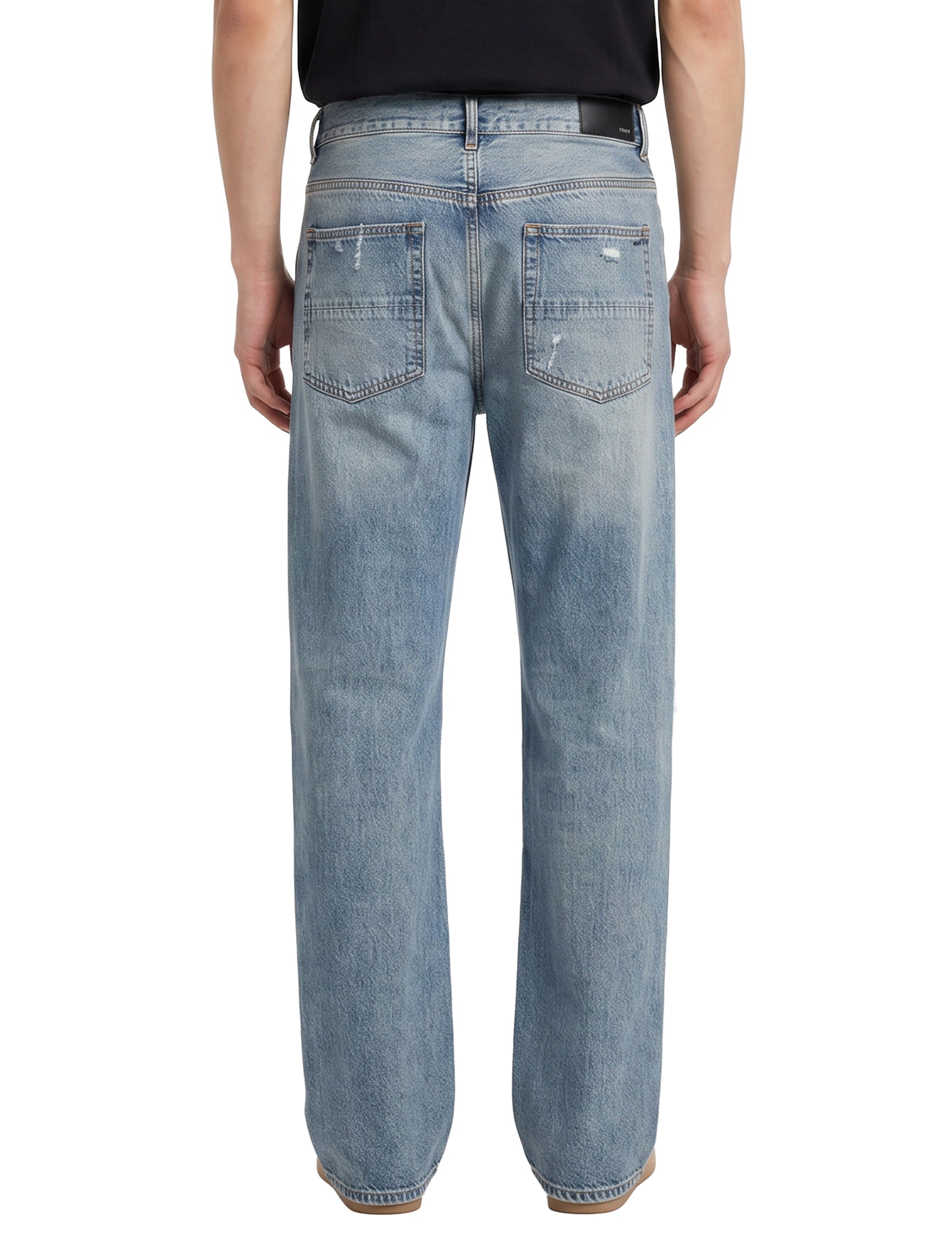 Jeans dritti MX1 in celeste 