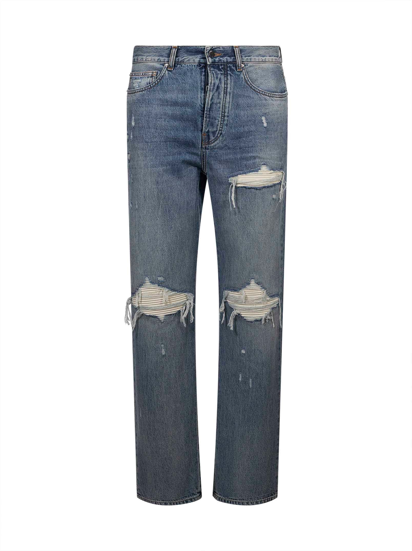 Jeans dritti MX1 in celeste 