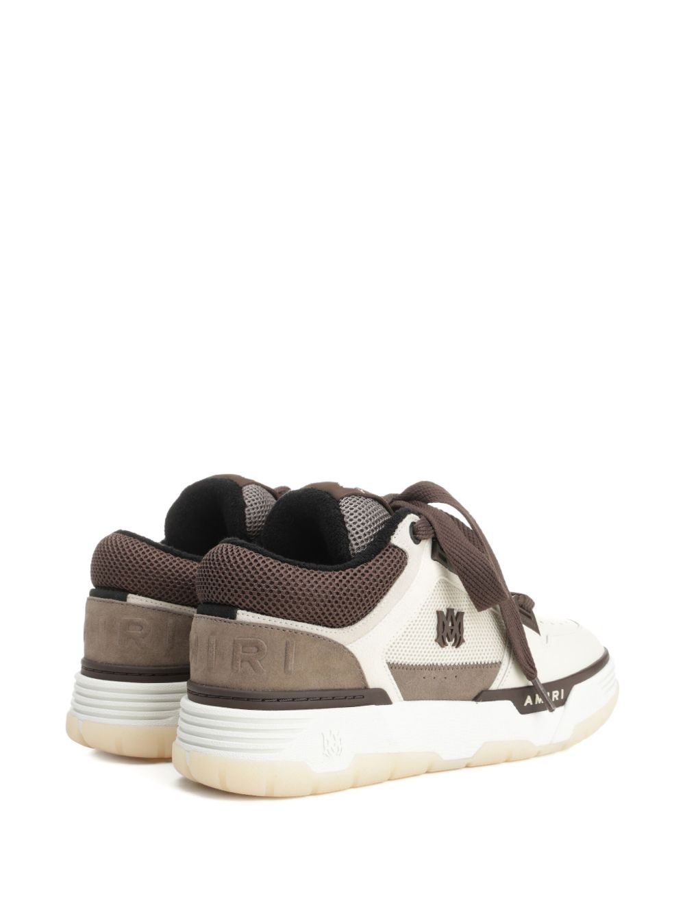 Sneakers MA-1 in bianco e marrone 