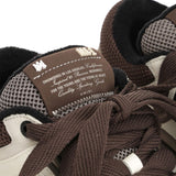 Sneakers MA-1 in bianco e marrone 