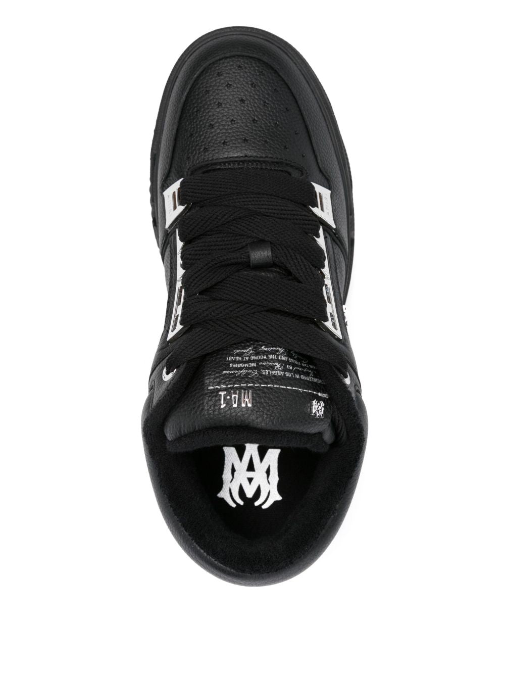 Sneakers in pelle con logo 