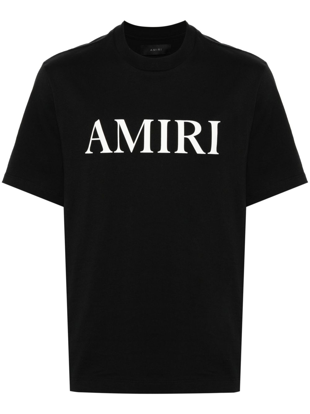 T-shirt a maniche corte con logo  in nero 