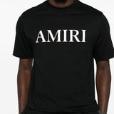 T-shirt a maniche corte con logo  in nero 