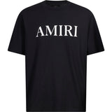 T-shirt a maniche corte con logo  in nero 