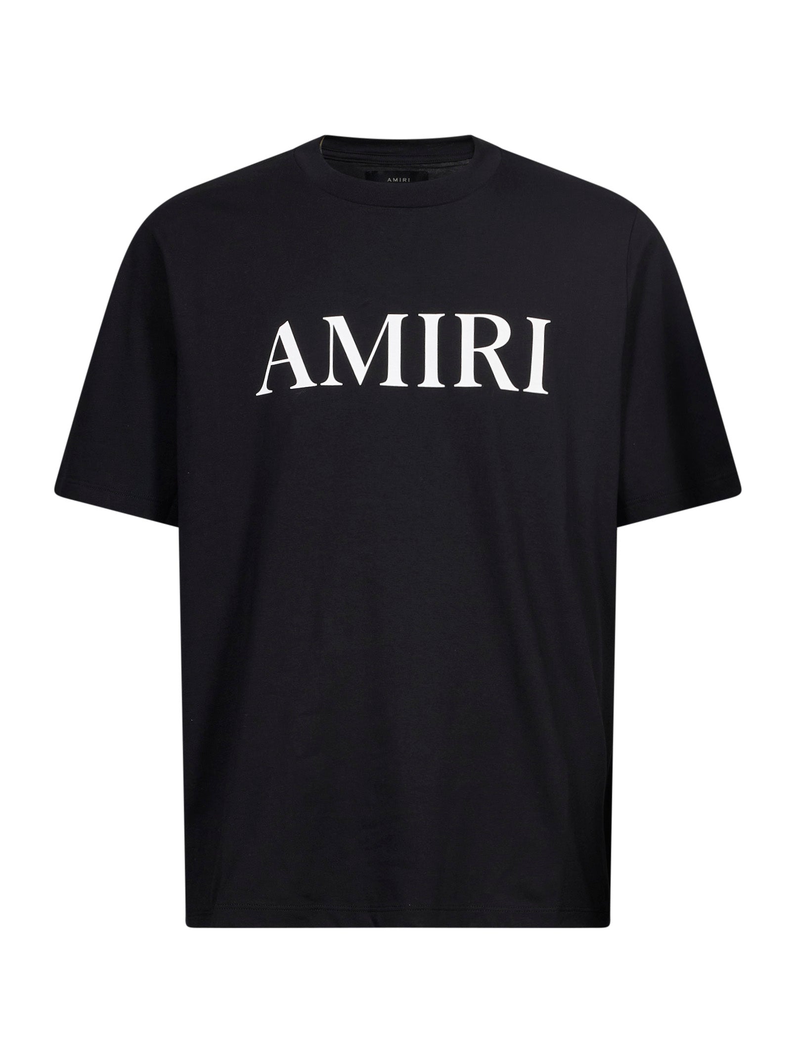 T-shirt a maniche corte con logo  in nero 