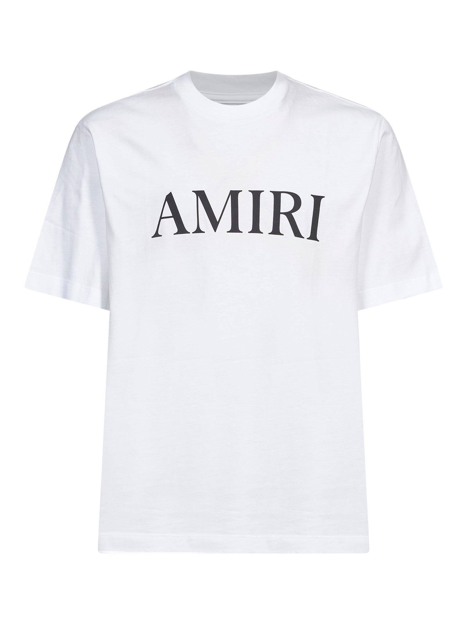T-shirt a maniche corte con logo  in bianco 