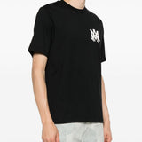 T-shirt a maniche corte con logo  in nero 