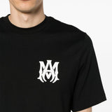 T-shirt a maniche corte con logo  in nero 