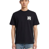 T-shirt a maniche corte con logo  in nero 