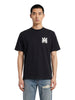 Short-sleeved T-shirt with logo in black