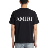 T-shirt a maniche corte con logo  in nero 